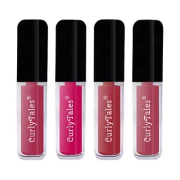 CurlyTales Set of 4 True Matte Lip Color 4 ml - Shade 02, 05, 06, 10 image 2