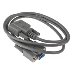 RS PRO Serial Cable Female 9 Pin D-sub to Female 9 Pin D-sub 1 m PVC, 1828897-83