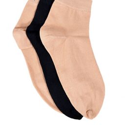 Marc Women Pack of 3 Solid Ankle-Length Thumb Socks-picture-14