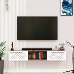 SPYDER CRAFT Tokyo Engineered Wood TV Entertainment Unit (Noce Lyon & White)-32