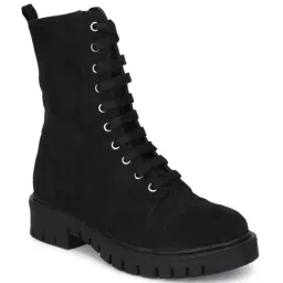 Truffle Collection Women's Black Casual Booties-image-96