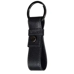 Mai Soli Black Leather Keychain-43