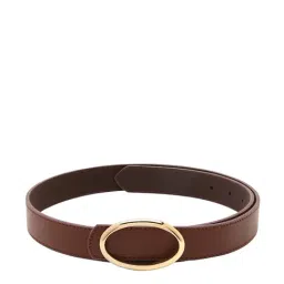 Crusset Brown Waist Belt for Women-10
