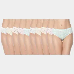 Dollar Missy Multicolor Cotton Panty Set - Pack of 10-image-74