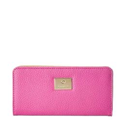 Caprese Kristin Dark Pink Solid Bi-Fold Wallet for Women-26