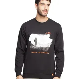 Wildcraft Black Round Neck Sweatshirt-34