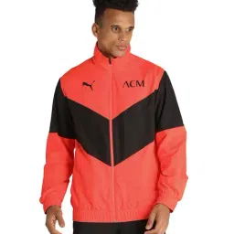 Puma Red & Black Colour-Block Jacket-image-5