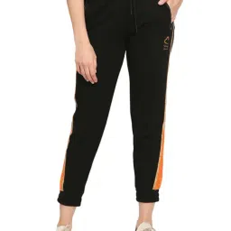 Being Human Black Mid Rise Joggers-78