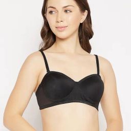 Clovia Black Non Wired Padded Balconette-image-92