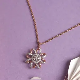 Clara 92.5 Sterling Silver Anna Pendant with Chain for Women-42