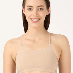 Jockey Beige Full Coverage Wireless Beginner's Bra-34