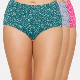 Amante Multicolor Cotton Printed Hipster Panty (Pack of 3)-image-61