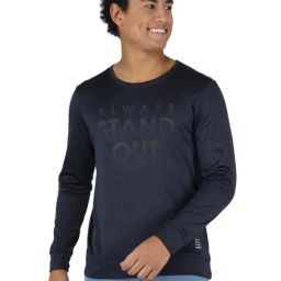 Rock.it Navy Blue Regular Fit Printed Sweatshirt-image-7