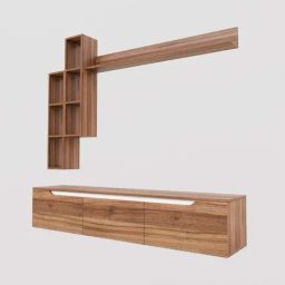 SPYDER CRAFT D3 Engineered Wood TV Entertainment Unit (Noce Lyon) image 4