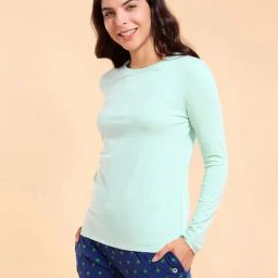 Enamor Surf Spray Cotton Plain T-Shirt-image-61