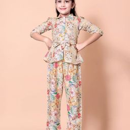 HARIOM FASHION Girls Floral Printed Tie-Ups Clothing Set-image-34