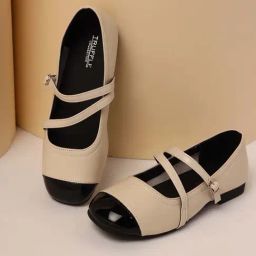 Truffle Collection Women's Beige Mary Jane Shoes-image-57