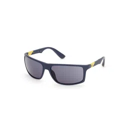 WEB EYEWEAR Blue Rectangular Sunglasses for Men image 2