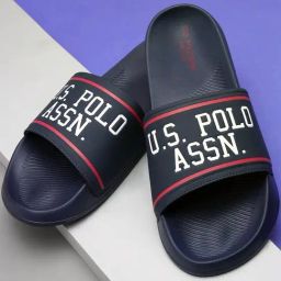 U.S. Polo Assn. Men's Navy Slides-18