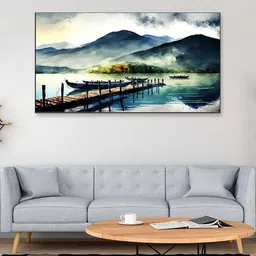 DEKORSTATION Green Canvas Wall Art-image-74