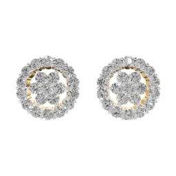 Sparkles Lab Grown Diamond 14k (585) Yellow Gold Earring for Women-image-58