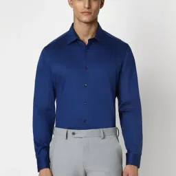 Van Heusen Navy Regular Fit Shirt-picture-12