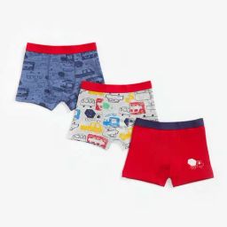Mothercare Kids Multicolor Cotton Printed Trunk (Pack of 3)-picture-41
