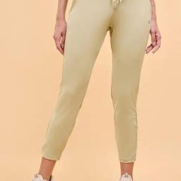 Enamor Elm Green Mid Rise Sports Track Pants-image-63