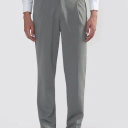 Showoff Grey Cotton Relaxed Fit Trousers-image-38