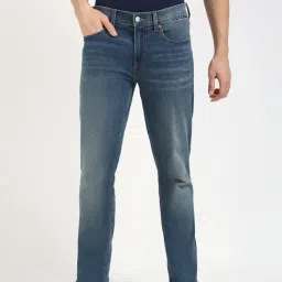 Tommy Hilfiger Denim Dark Cotton Slim Fit Jeans-image-42