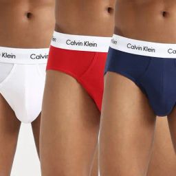 Calvin Klein Underwear Multicolor Cotton Slim Fit Logo Printed Briefs-picture-37