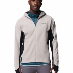 Columbia Grey Regular Fit Hooded Jacket-picture-6