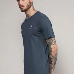 Campus Sutra Grey Regular Fit Sports T-Shirt-image-21