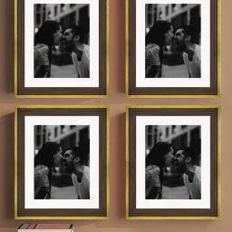Art Street Synthetic Wood Gold Photo Frame (8 x 10 Inch) - Set of 4-picture-3