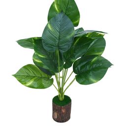 YASH ENTERPRISES Green 1 Pieces Gardenia Money Artificial Plant With Pot-31