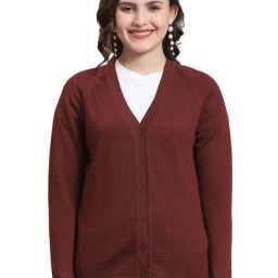 Monte Carlo Maroon Regular Fit Sweater-image-26