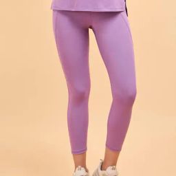 Enamor Chinese Purple Mid Rise Sports Tights-image-82