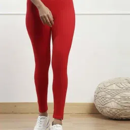 Biba Red Skinny Leggings-picture-5