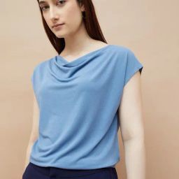 code by lifestyle Code Light Blue Regular Fit Top-picture-5