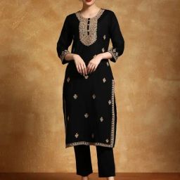 Varanga Black Kurta-image-58