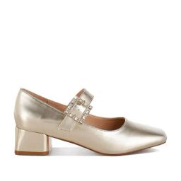 London Rag Women's Golden Mary Jane Shoes-image-43