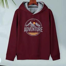 HELLCAT Kids Maroon Printed Full Sleeves T-Shirt-image-31