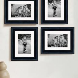 Art Street Synthetic Wood Black Photo Frame (6 x 8 Inch) - Set of 4-13
