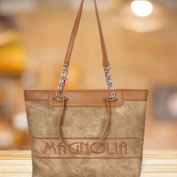 Magnolia Tan Faded Tote-35