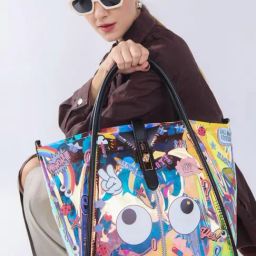 Magnolia Multicolor Printed Tote-16