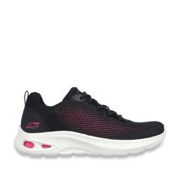 Skechers Women's BOBS UNITY - HINT OF COLOR Black Sneakers-6