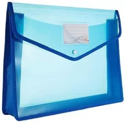 FEDUS Document Holder Bag with Snap Button Blue-48