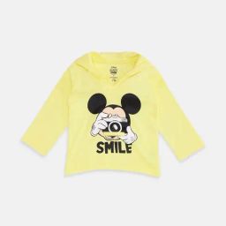 Pantaloons Baby Yellow Printed T-Shirt-image-93