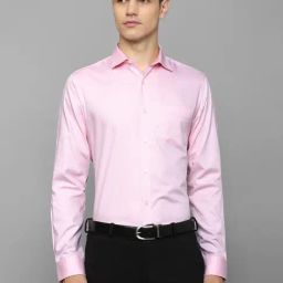 Allen Solly Pink Cotton Slim Fit Printed Shirt-image-24