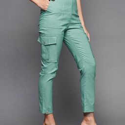 Miss Chase Women Relaxed High-Rise Cargos-image-63